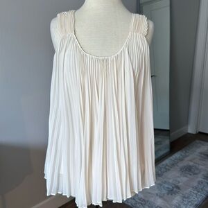 Club Monaco accordion blouse